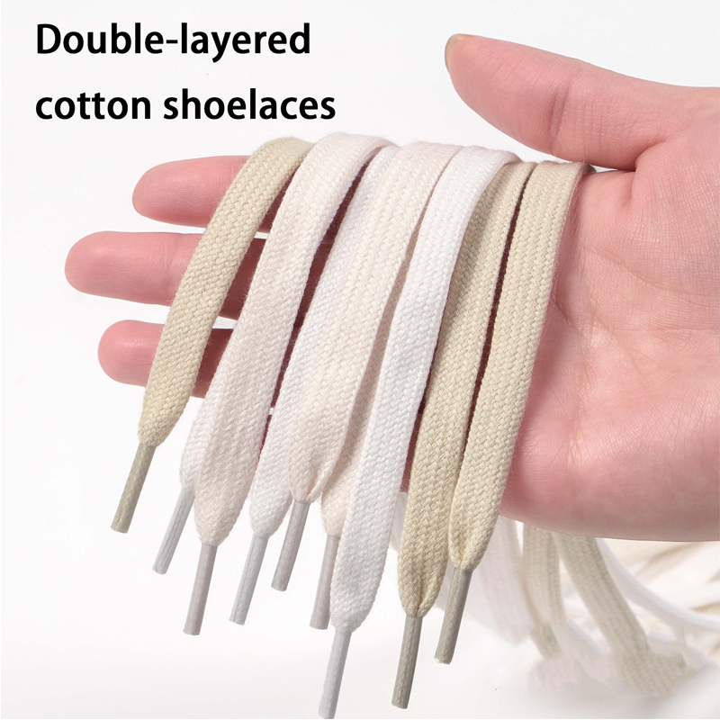 平型綿靴ひも、二重層の丈夫な交換用靴ひも、スニーカー、カジュ - Lace Replacement Flat のレビューと価格
