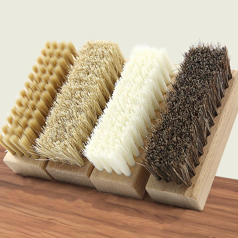 豚の毛の靴掃除ブラシ,スニーカーブラシ,竹ハンドルクリーナー - Sneaker Cleaning Kit のレビューと価格