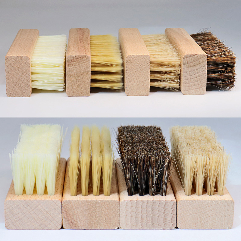豚の毛の靴掃除ブラシ,スニーカーブラシ,竹ハンドルクリーナー - Sneaker Cleaning Kit のレビューと価格